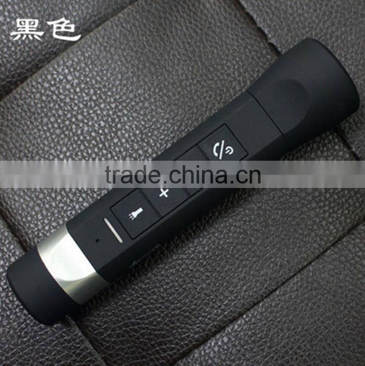 bluetooth flashlight Speaker with mobile power
