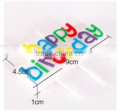 Character and Balloon Happy Birthday Candle