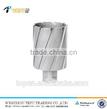 TCT annular cutter with weldon shank (version P)