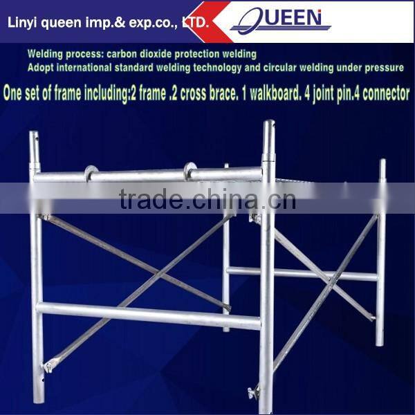 1219x1700mm painted box h frame scaffolding