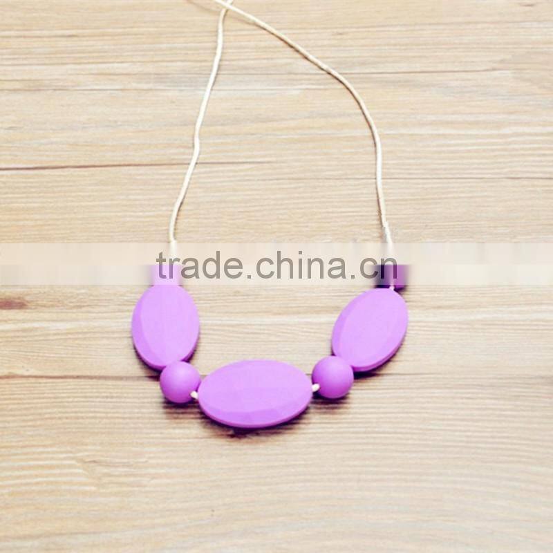 Safe jewelry Teething Necklace for mom and baby Teether Baby gift