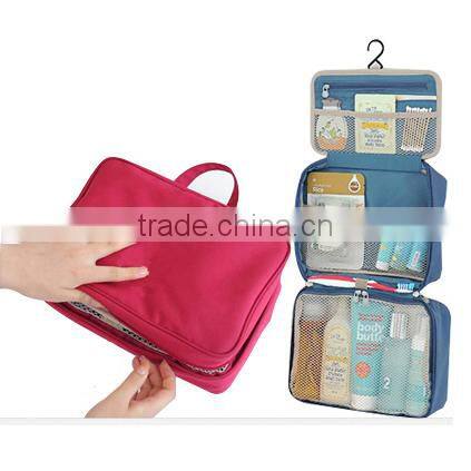 Many function partition travel underwear bag or toiletry organizer