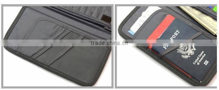 600D polyester credit wallet holder