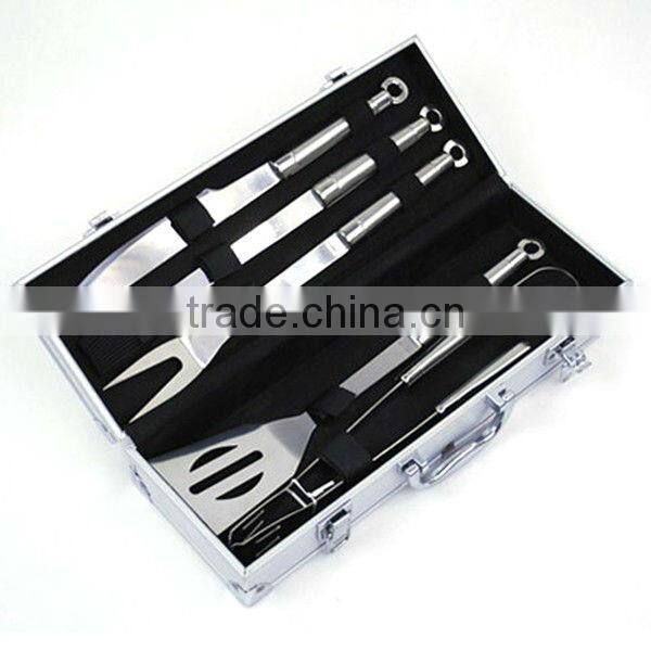 BQ-0095 / 5 pcs hollow handle stainless steel bbq