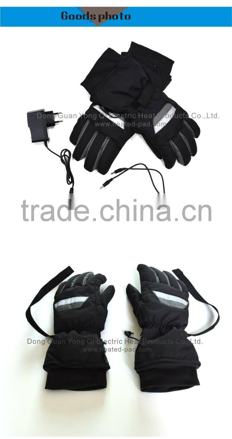 Electric Rechargeable Heated Gloves Adjustable Temperature Control
