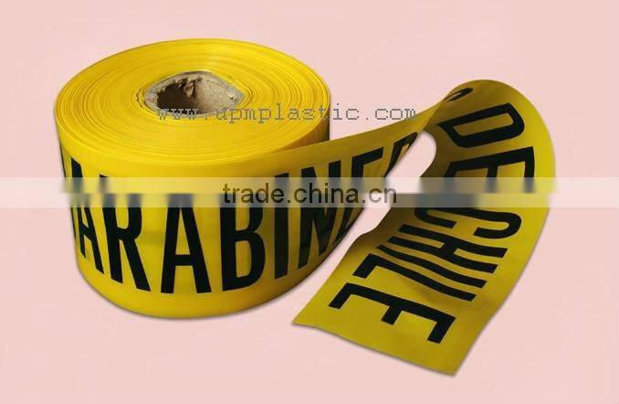 Degradable caution tape/warning tape with printing