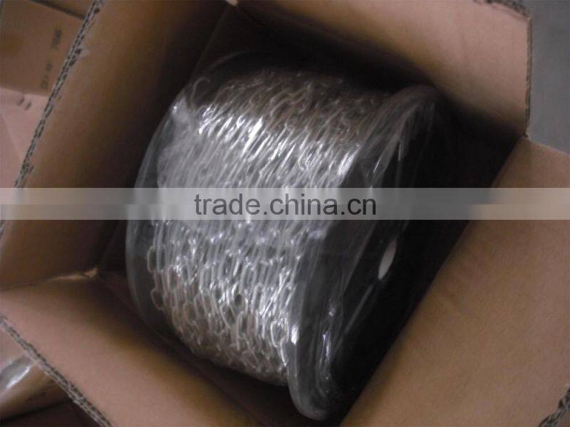 DIN763 long link chain,welded chain