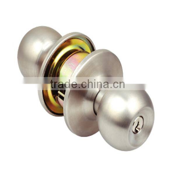 factory price RH5879-SS-ET North America Zinc Alloy Security Round Knob Door Lock,Security Door Lock,Door Lock
