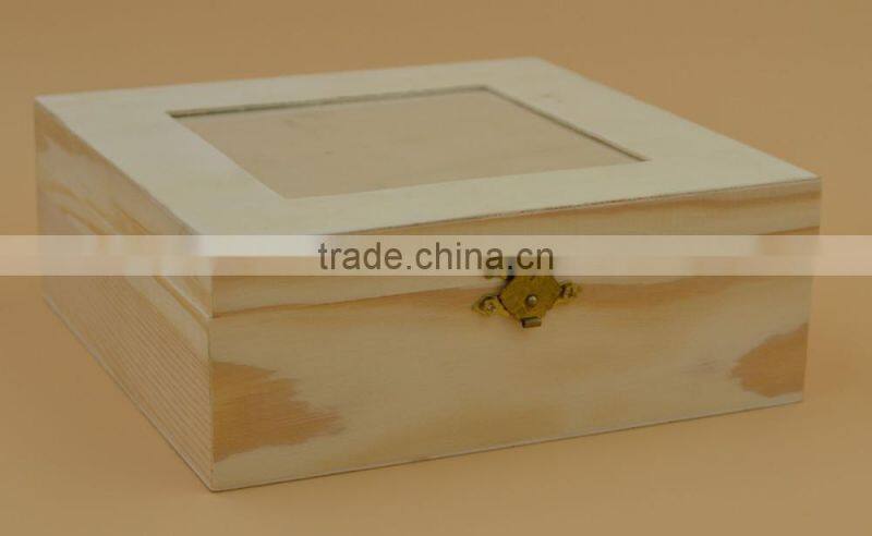 wooden box with lid|antique imitation