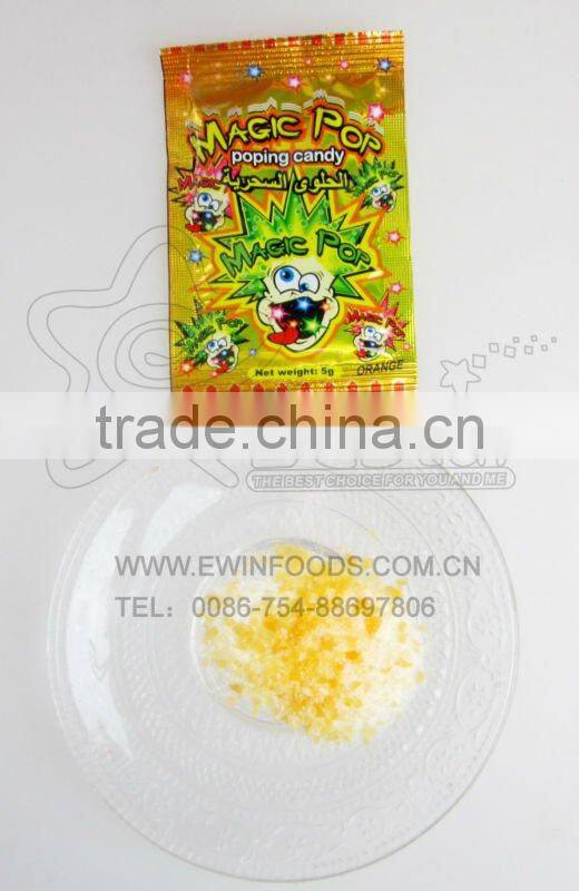 Strawberry flavor Magic Popping Candy