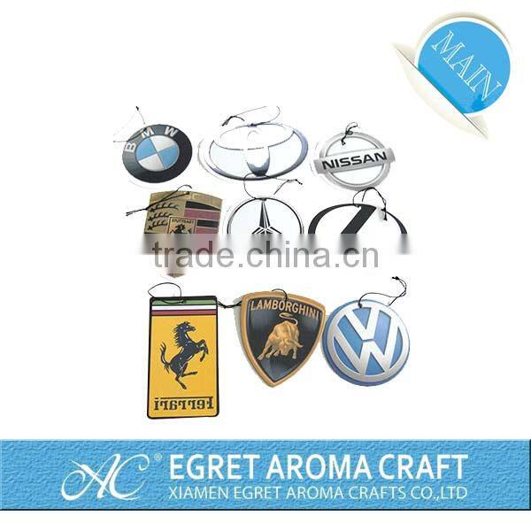 2mm custom cotton paper card air freshener for car paper car air freshener