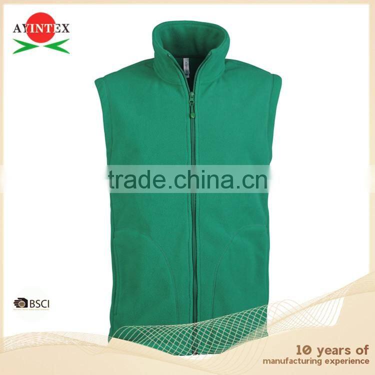 Manufacturer Men's polar fleece sleeveless vest