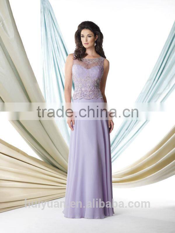 flowy chiffon one piece evening new dress 2015