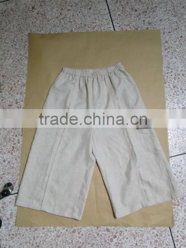 ladies casual linen pant suit