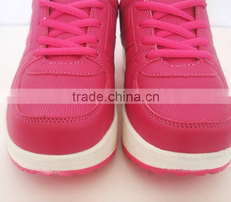 Elastic PU upper different style fashion women shoes