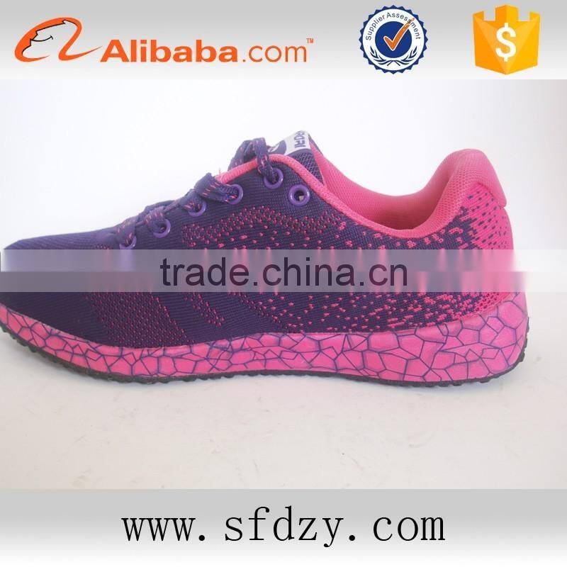 Hebei China shoe factory fashion women sport shoe cheap sneakers