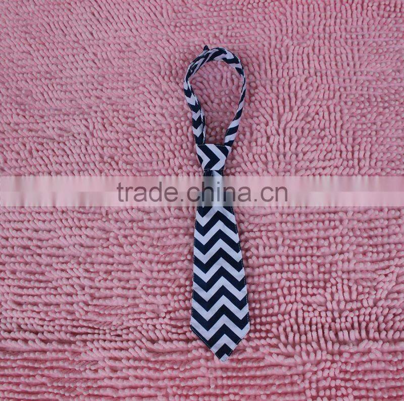China manufacturer wholesale navy blue white boy chevron bow tie baby tie