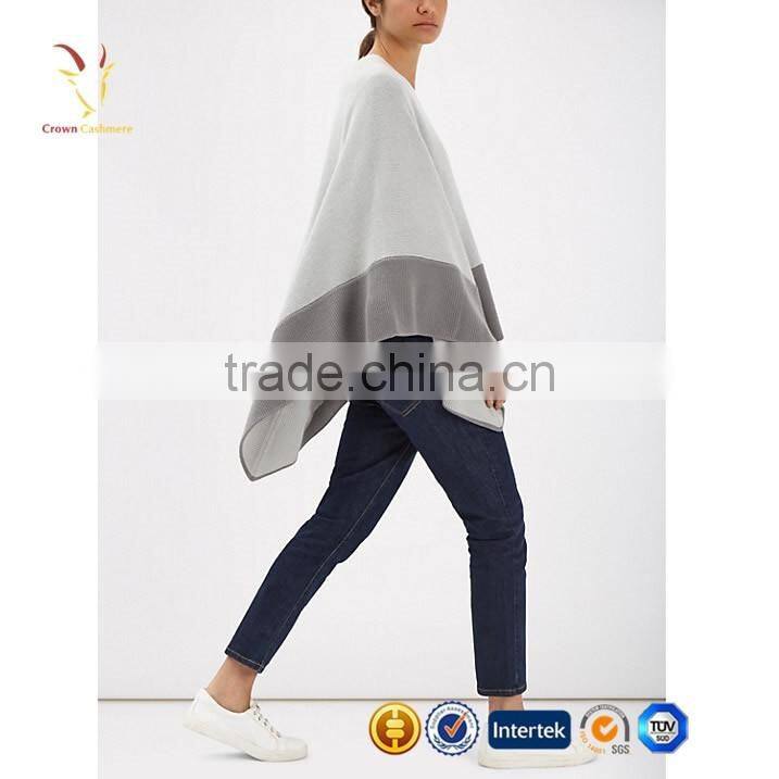 High Quality Wool Cashmere Coat Poncho for Sale
