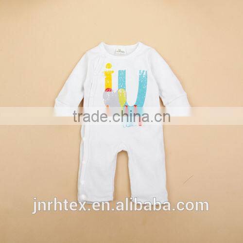 New design adult baby romper patter printing for promotion
