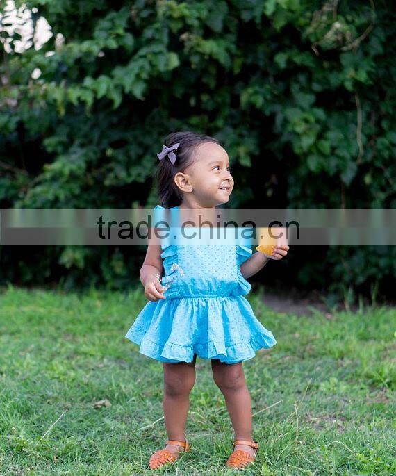 Adjustable Straps Floral Pinafore Baby Dress Girls Soft Baby Wear Clothes