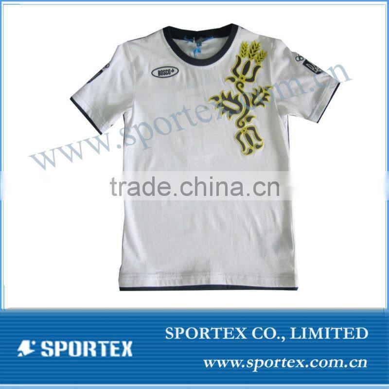 Ladies OEM 100% cotton T shirt/womens casual cotton T shirt/cotton t shirt