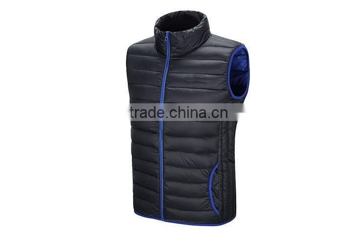 mens fashion down vest nylon sleeveless down coat comfortable body warmer
