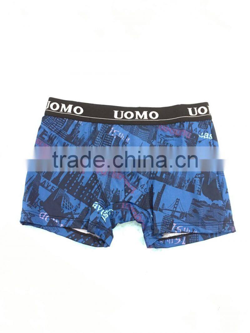 New design unique printed sexy man cotton underwear