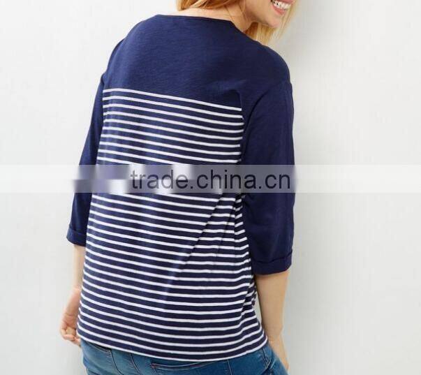 Maternity wear striped t shirt pregnancy clothes