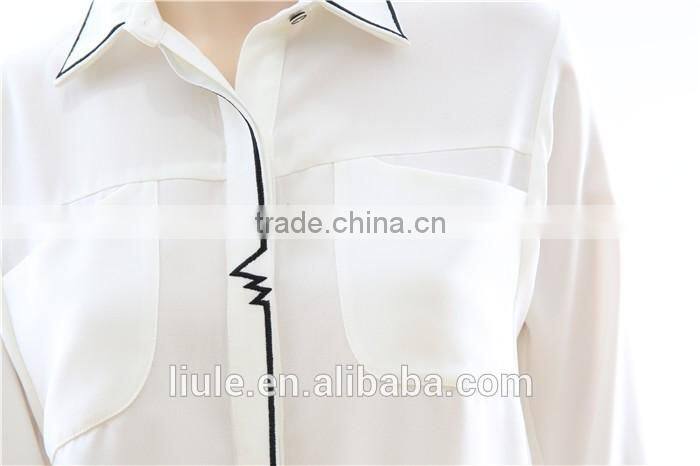 Summer Style Women Sexy Shirt Long Sleeve White Casual Lady Blouse Tops office shirt