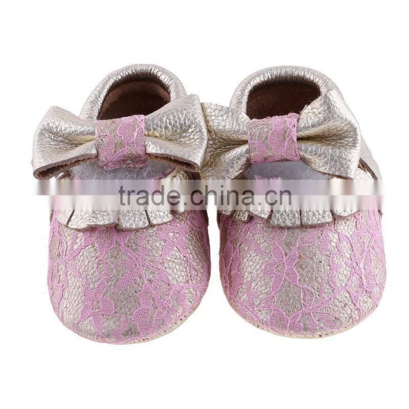 Designer moccasins for baby girls, lovely baby girl leather moccasin
