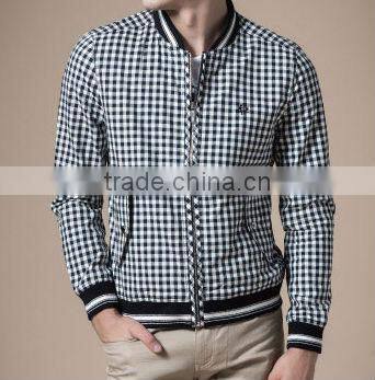 black and white smart leisual jacket for man