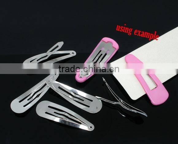 Wholesale Silver Tone Hair Clips Snaps For Kids Toddler