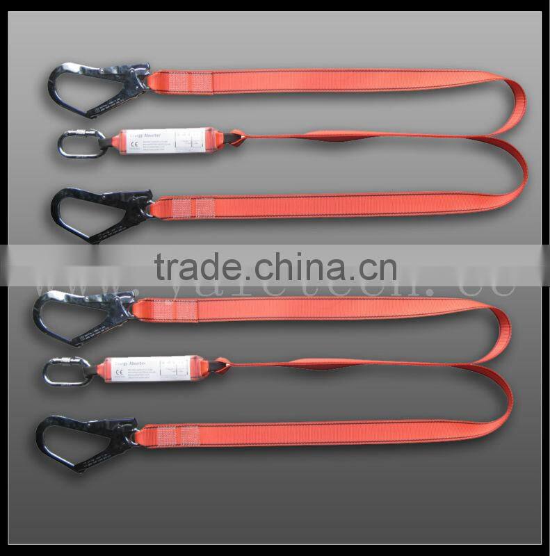 Tool safety lanyards,safety belt lanyard with energy absorber