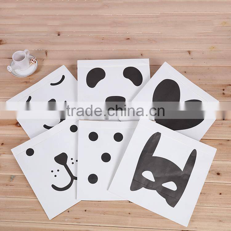 Popular Animal Cartoon Cute Heavy Kraft Bag Kids Toy Storage Bag