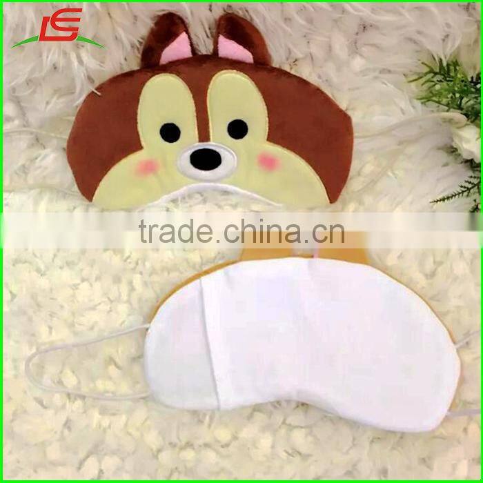 cute cartoon plush mask sleep blinder