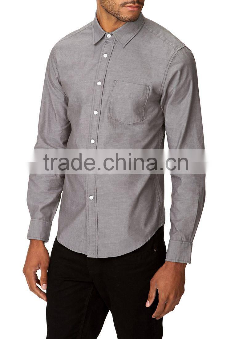 Fashion New Mens Pure Colour Luxury Mens Sexy Slim Fit Formal Shirts Tops