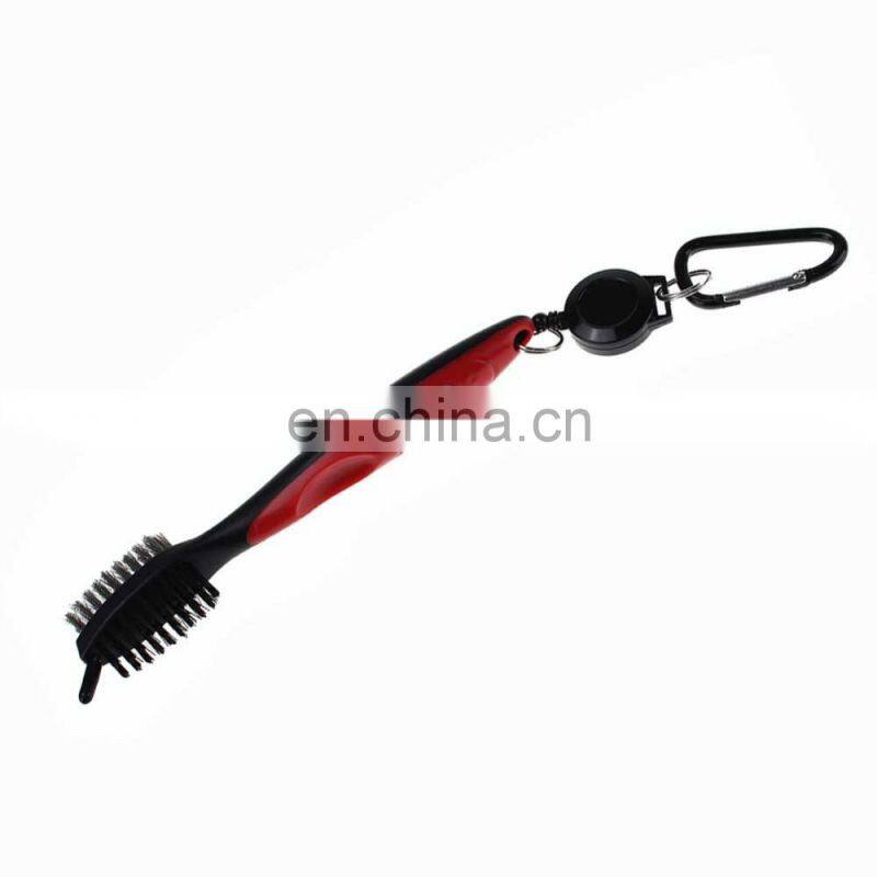 Novelty Golf Brush Clip Groove Ball Cleaner Cleaning Kit Tool