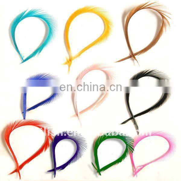 grizzly rooster feathers hair extensions FHE-0310