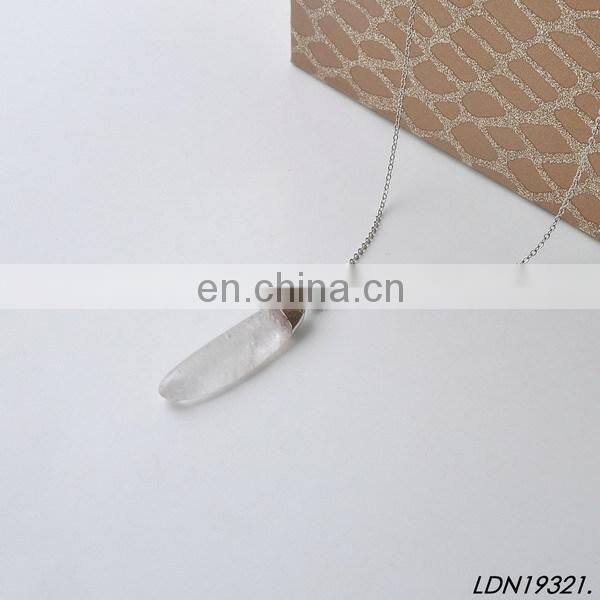 Druzy Stone Necklace Crystal Necklace