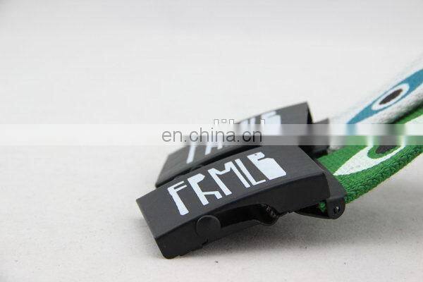 Canvas Belt With Full Printing Locking Belt Buckle