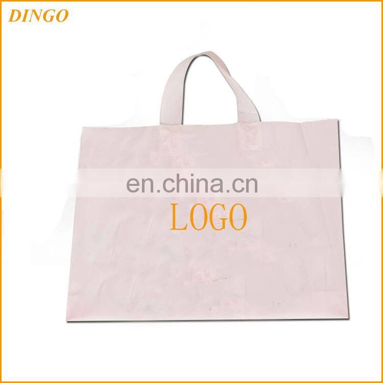 Factory offer LDPE Plastic Die Cut Handle Bag For Clothes