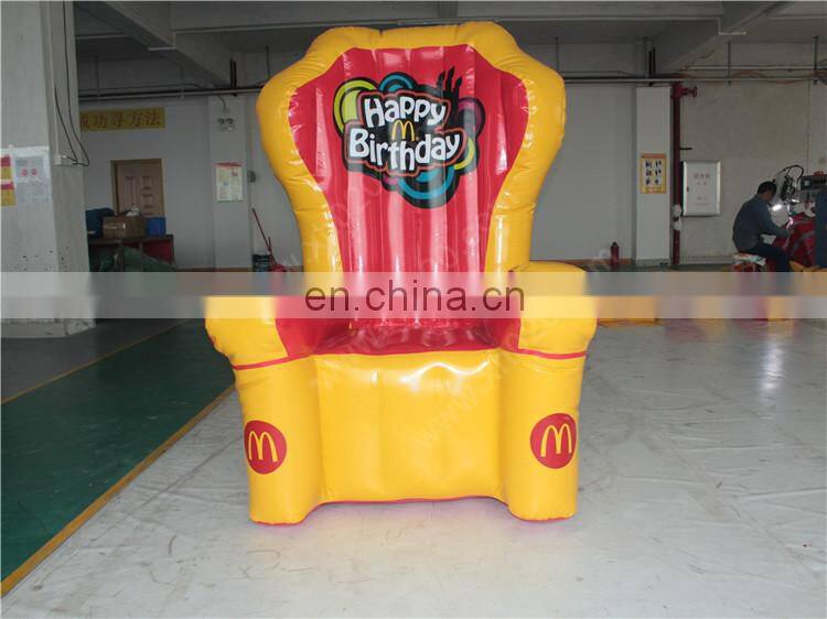 Custom inflatable heavy duty chair for promotion