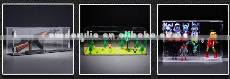 Dismountable acrylic model display box with saving freight