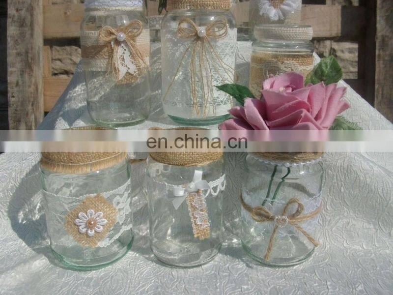 10 Pieces/ set Wedding Table Decorated Glass Jars Vases
