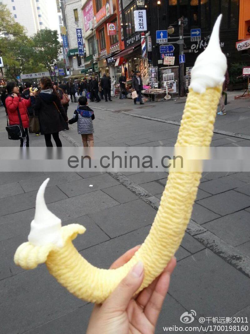 Ice cream bulking machine/corn puffing machine Horrow tube Pop corn puffed ice cream machine