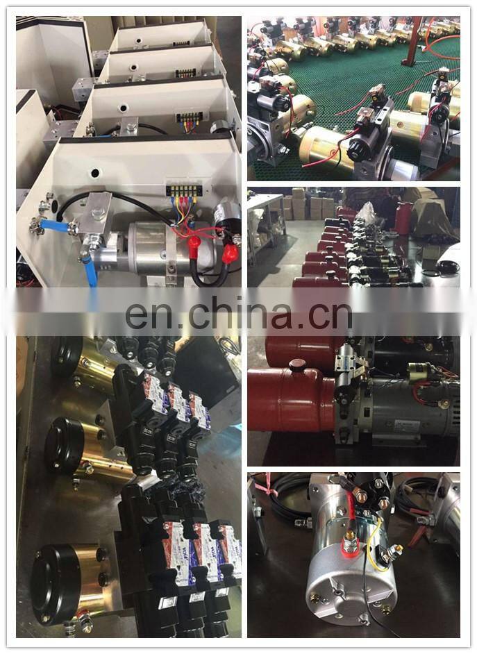high efficient Hydraulic Power Unit Pack with 12 volt DC Motor