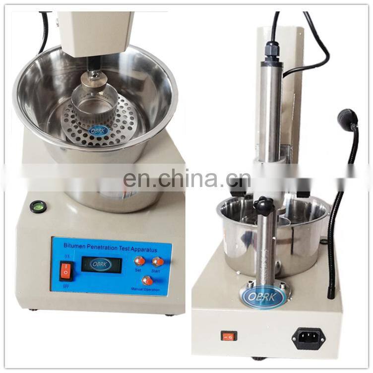 Bitumen asphalt needle penetrationtest apparatus penetrometer machine