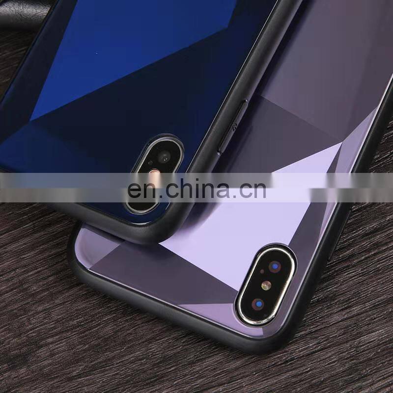 Custom Blu Cell Phone Cases For iphone X 7 8 plus Glass Phone Case