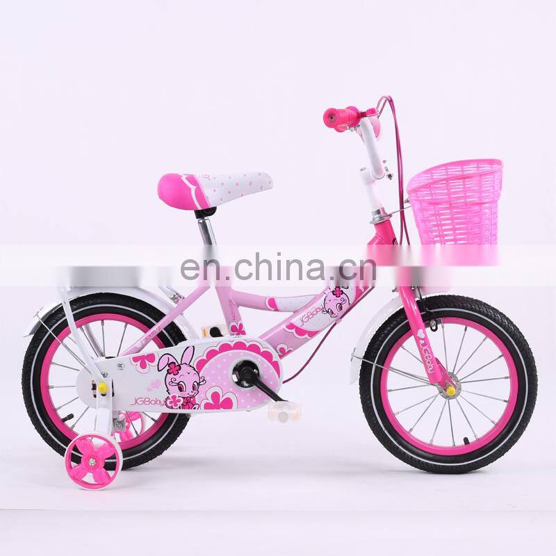 Hot selling kid bike 12 inch girls kids bike / bikes for kids with basket and training wheels (toys bike for kids)/ kids bike