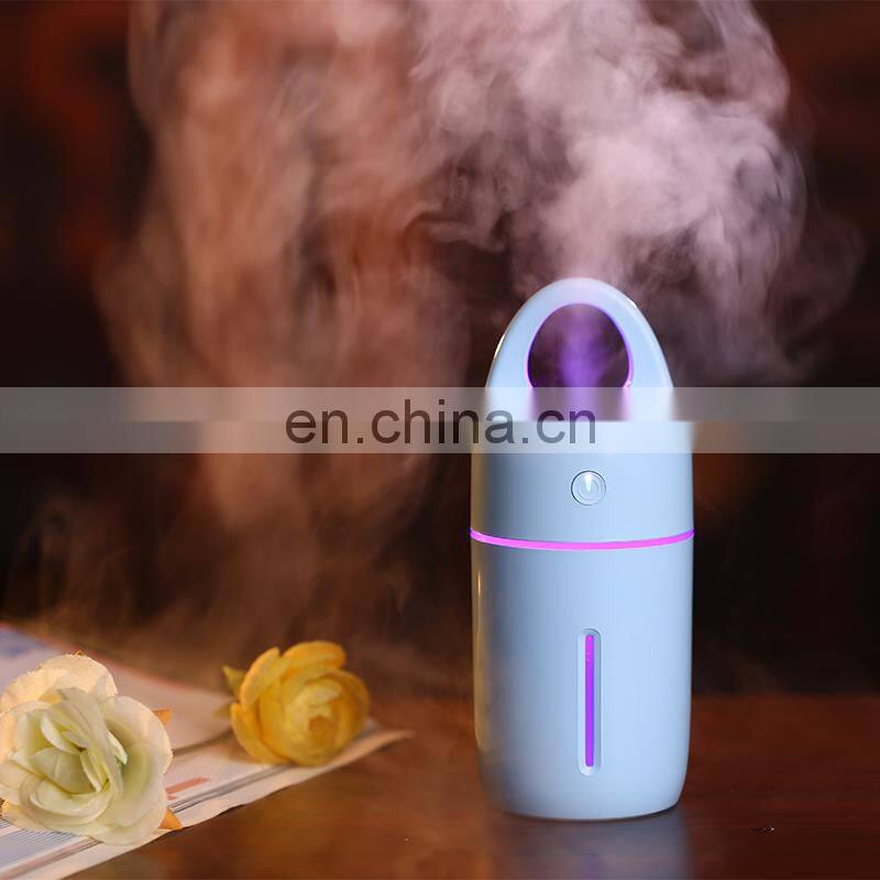 Household led home air projector light usb cool mist air humidifier for bedroom